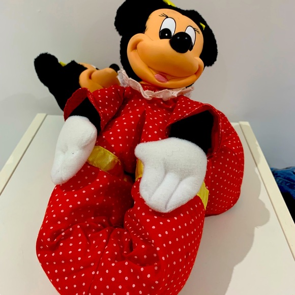 Disney Vintage Minnie Mouse Slippers // Women’s size 6/6.5 - Picture 2 of 2
